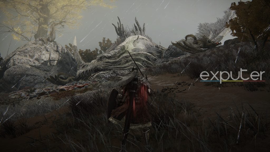 Elder Dragon Greyoll in Dragonbarrow