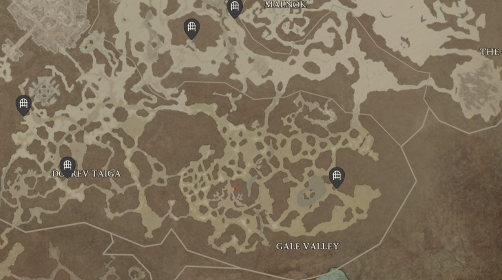 D4 Gale Valley Map