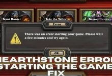 Hearthstone Error Starting the Game Guide