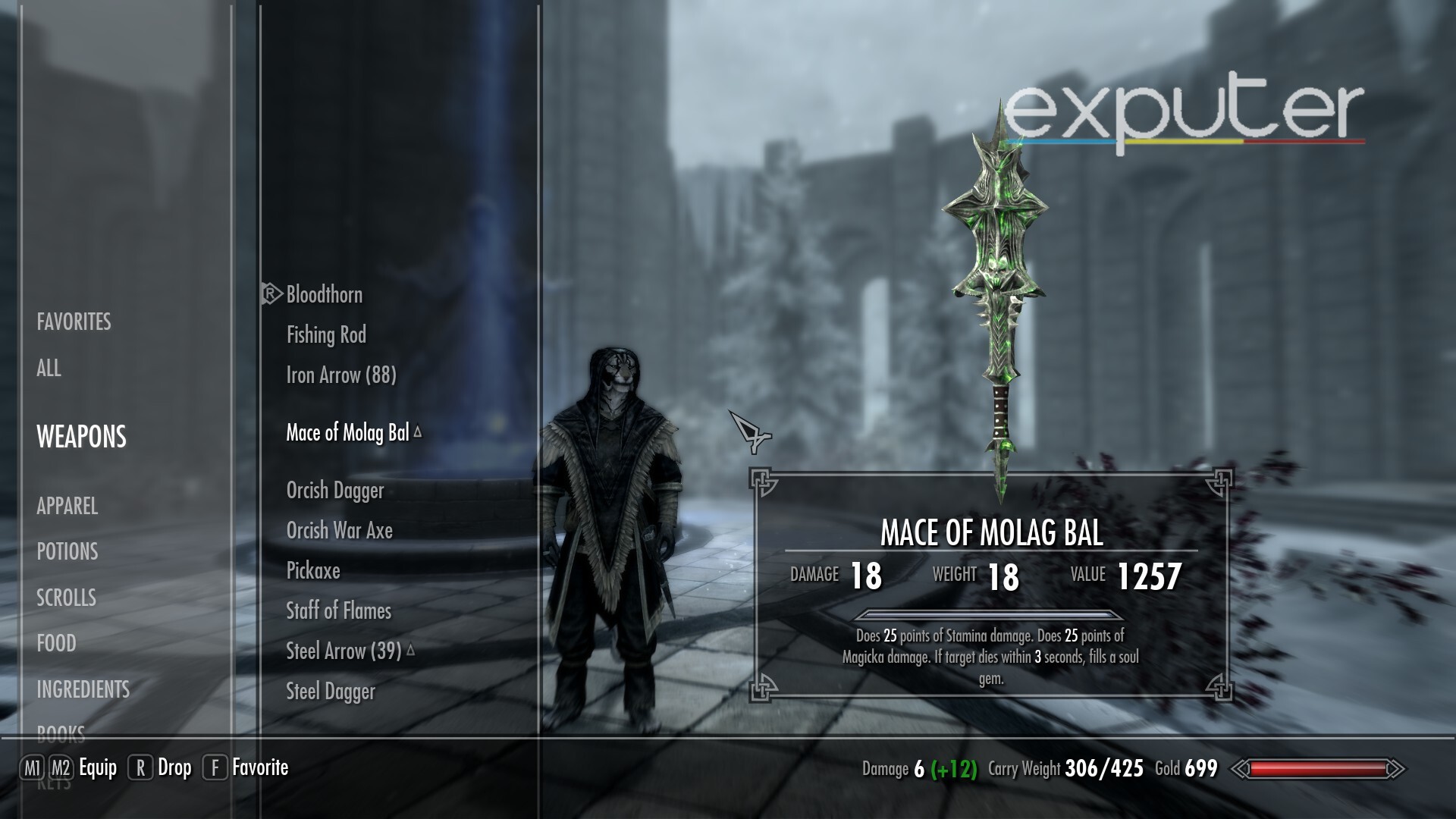 The Mace of the Molag Bal.