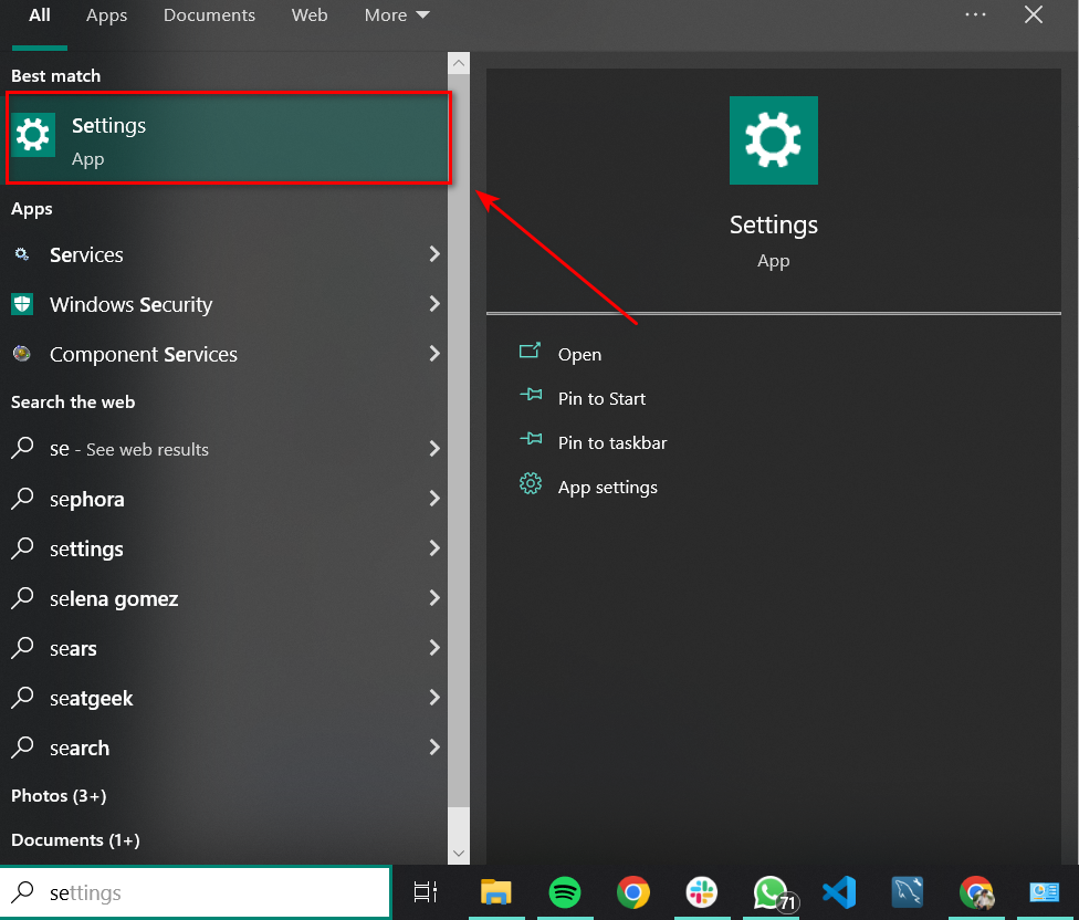 How to Open Settings in Windows 10