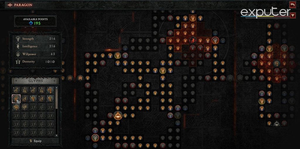 Diablo 4 Max Level Paragon Board