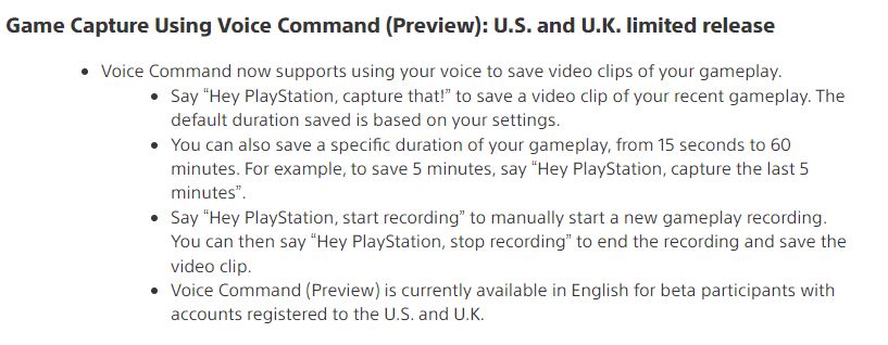 The voice command features are currently only available in English for registered beta participants in the US and UK.
