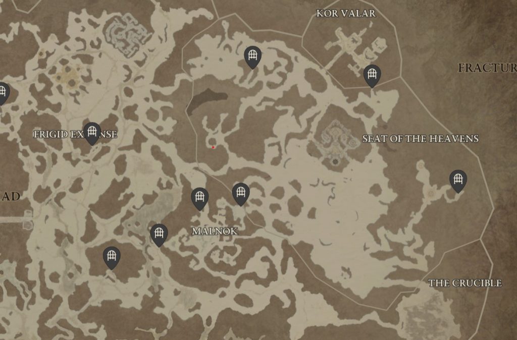 Seat Of The Heavens Map