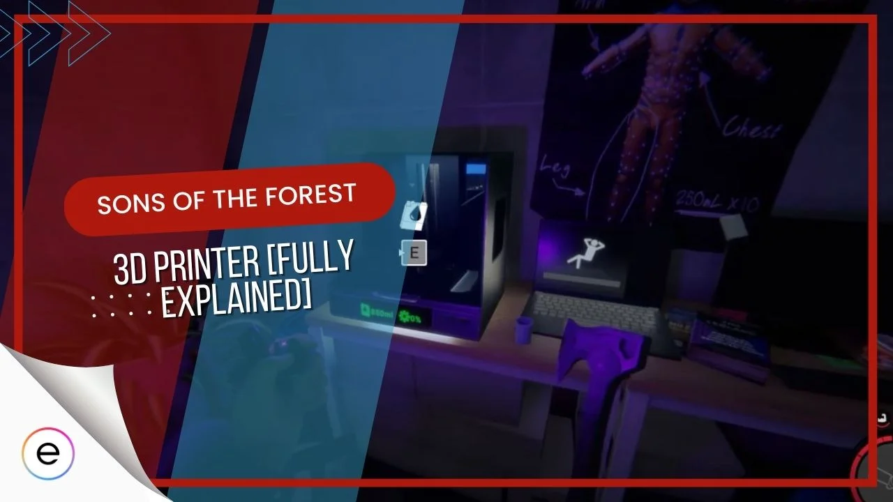 everything to know about the 3d printer in sons of the forest