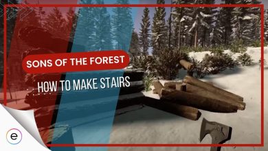 How to make stairs in Sons of the Forest