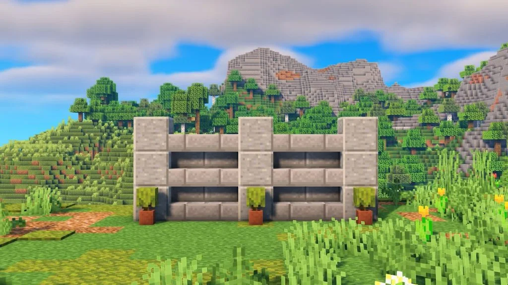 minecraft stone walls