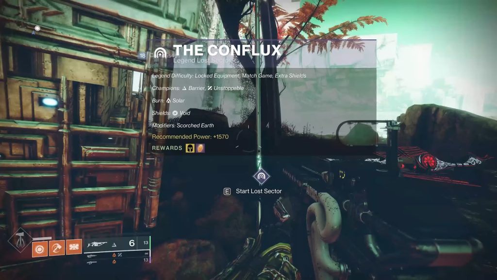 the conflux lost sector in destiny 2