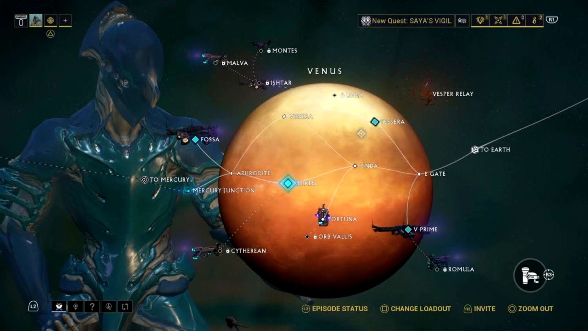 Warframe's map system is worse than Destiny 2