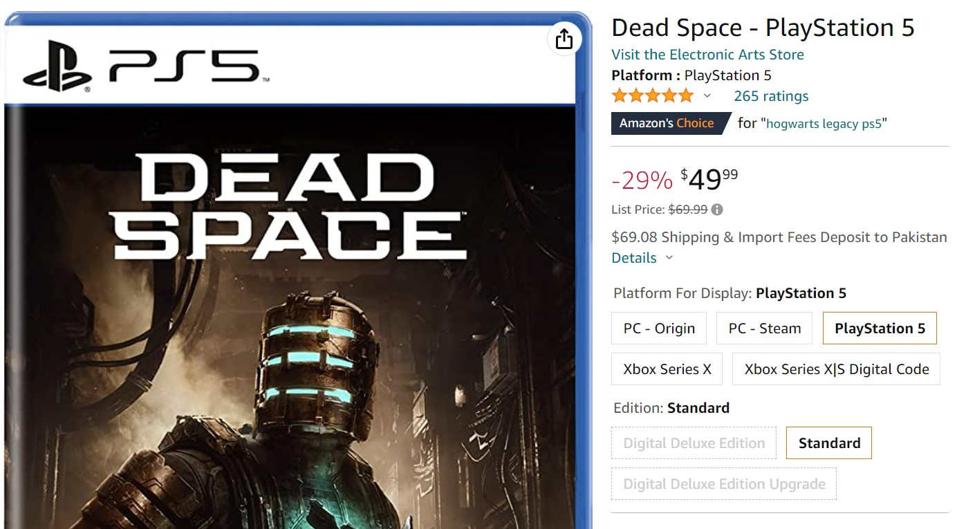 Dead Space amazon