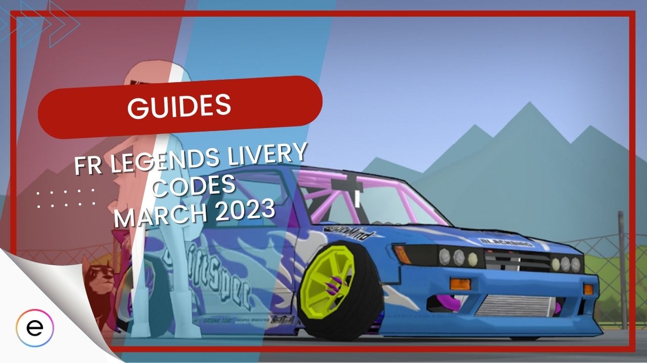 Complete guide on how to redeem FR Legends Livery Codes.