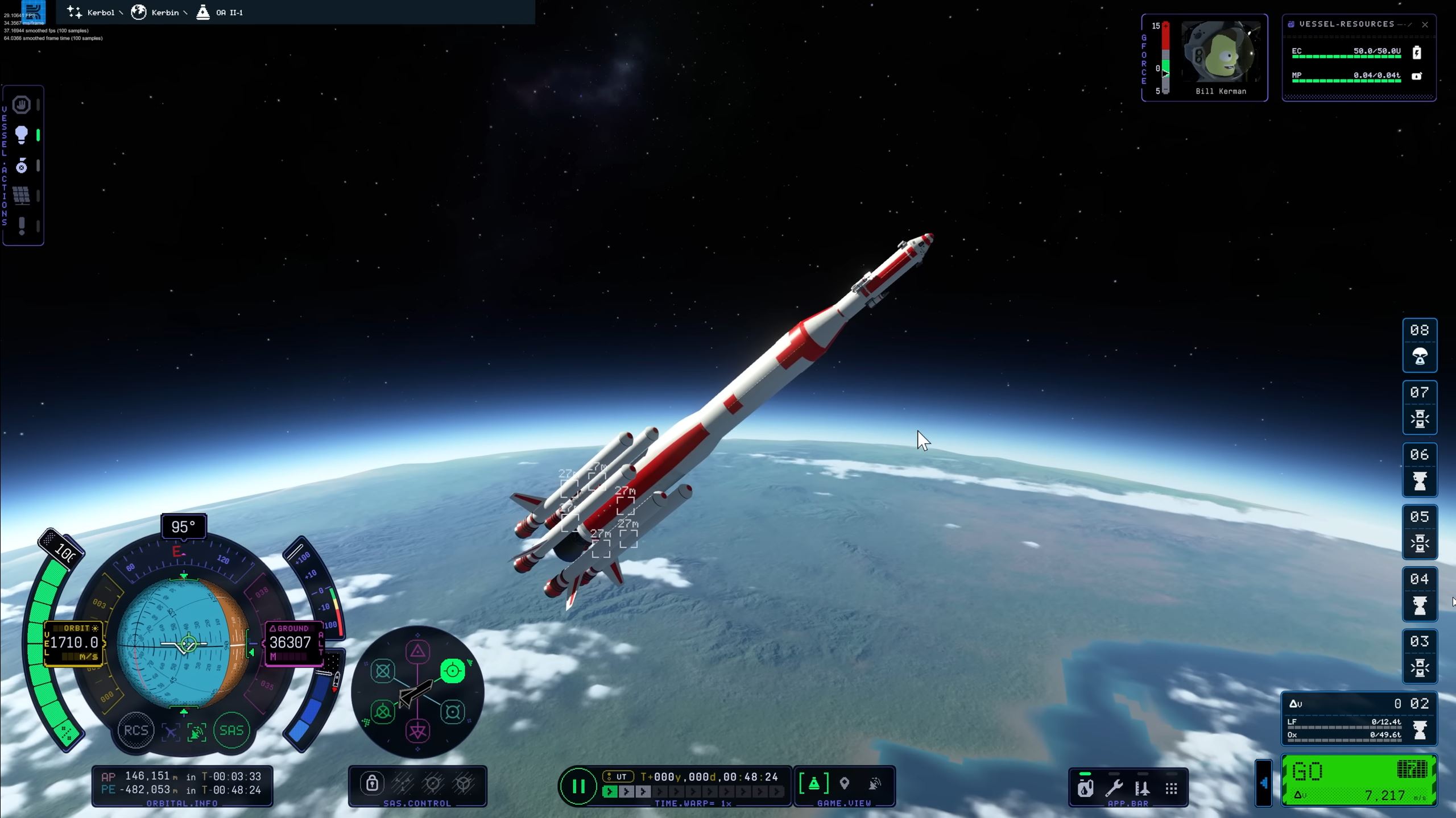 Kerbal Space Program 2 gameplay