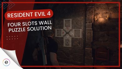 wall with four slots puzzle re4