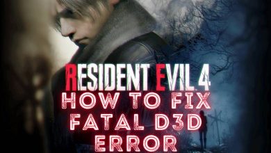 How to Fix Resident evil 4 fatal d3d error