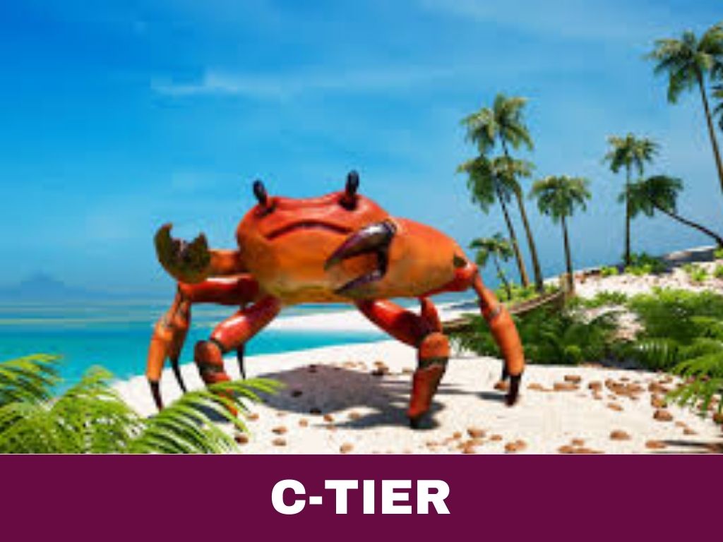 C tier Weapons - Crab Champions Tier List 