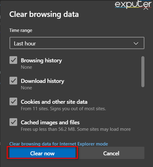 How to Clear Cache - Microsoft Edge