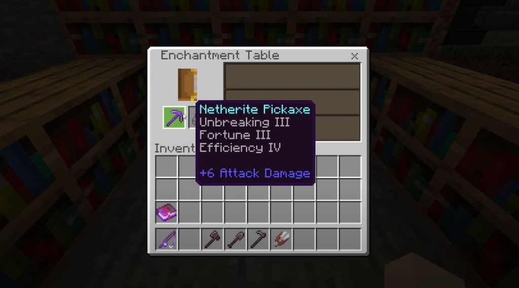 what does efficiency do in minecraft