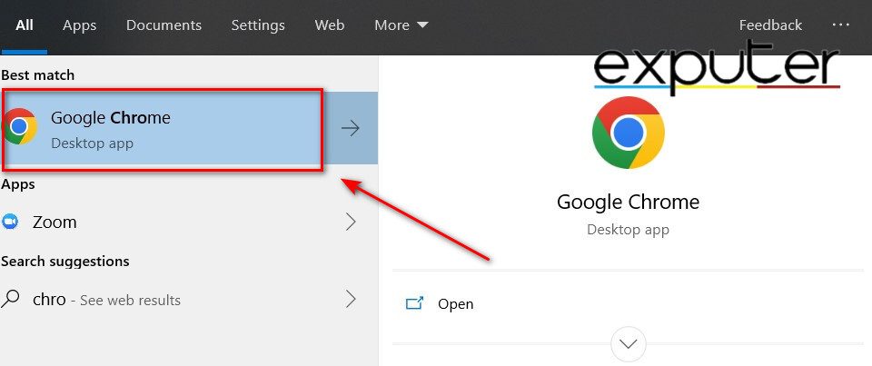 How to Open Chrome