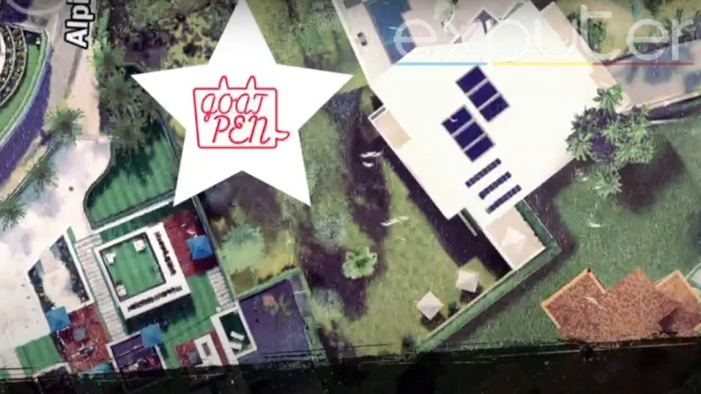 The image shows Goat Pen In Dead Island 2 Map