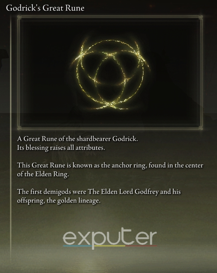 Godrick's Great Rune Elden Ring