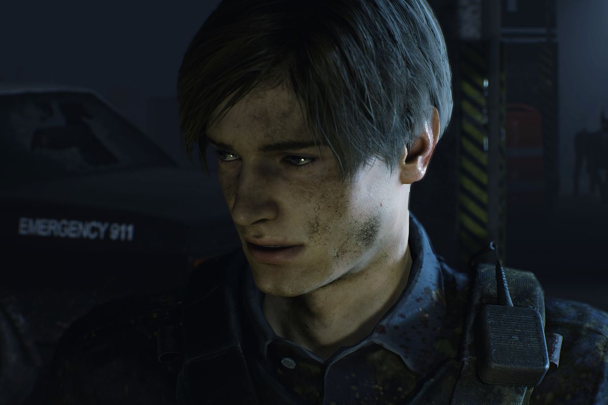 Leon in Resident Evil 2