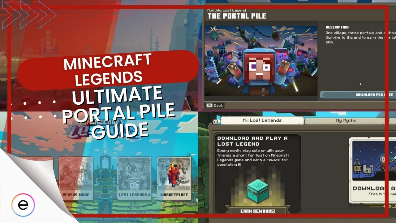 The Ultimate Minecraft Legends Portal Pile