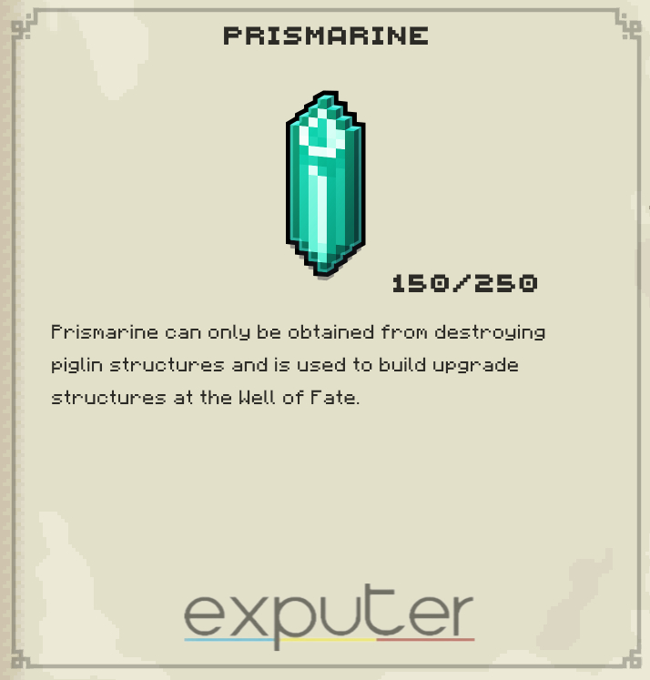 Prismarines minecraft legends