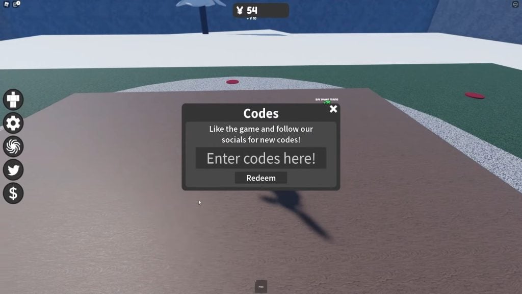 Claiming Codes In Demon Blade Tycoon