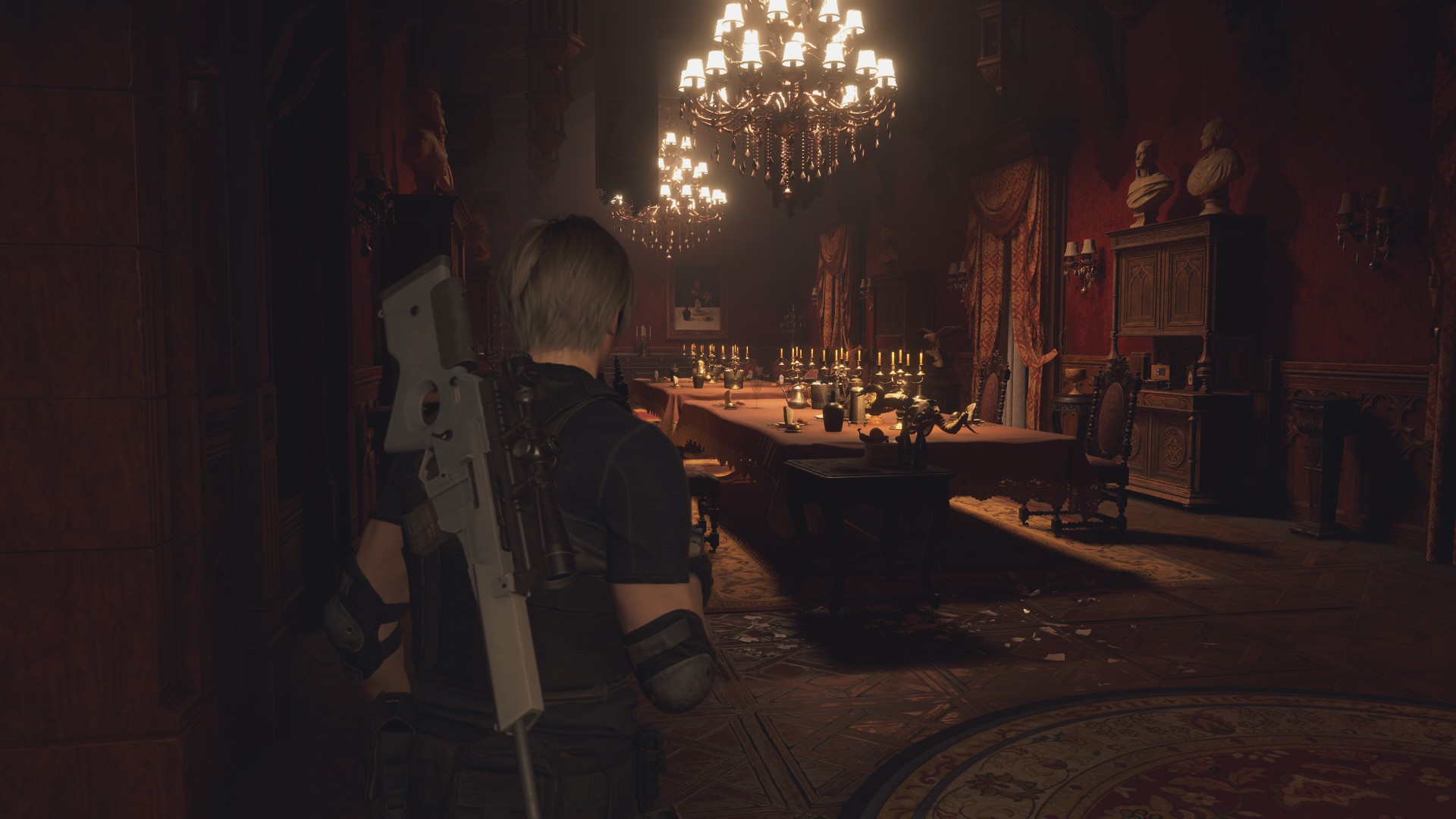Resident Evil 4's Dining Room was reworked.