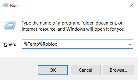Roblox temp files