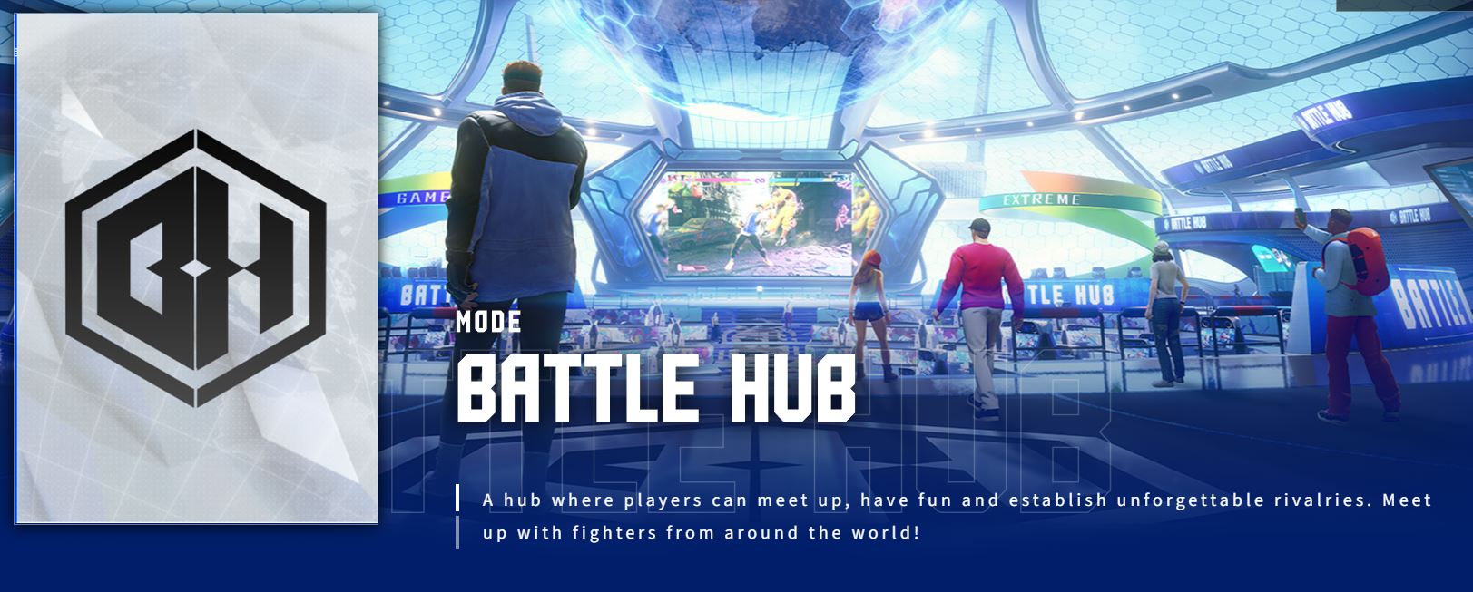 Street Fighter 6's Battle Hub's description.