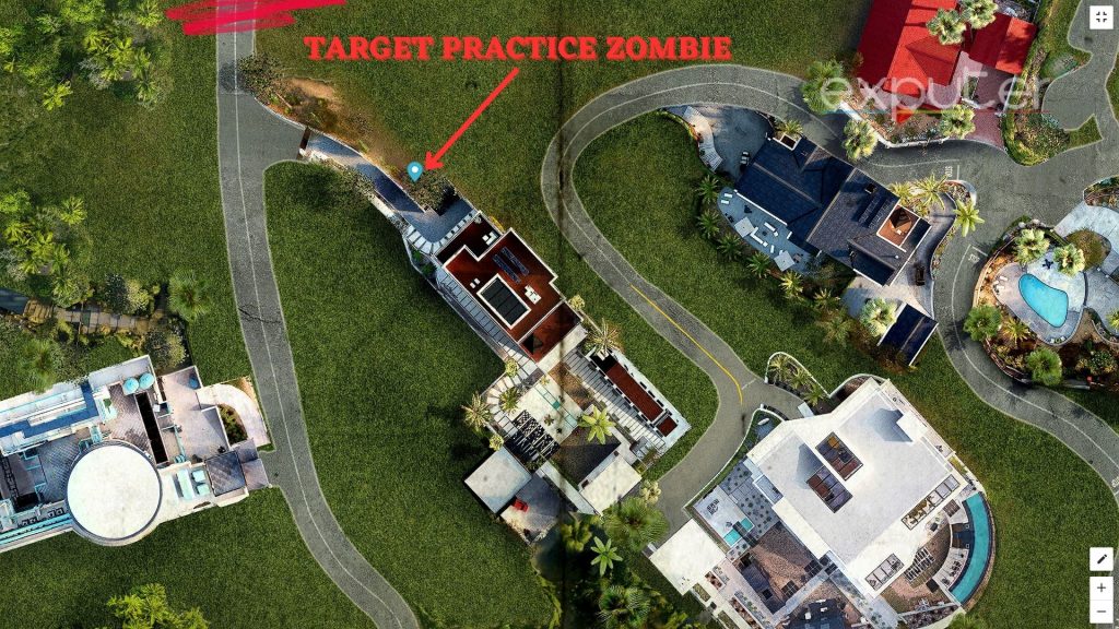 Location target practice zombies 