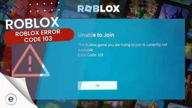 How to fix Roblox error code 103