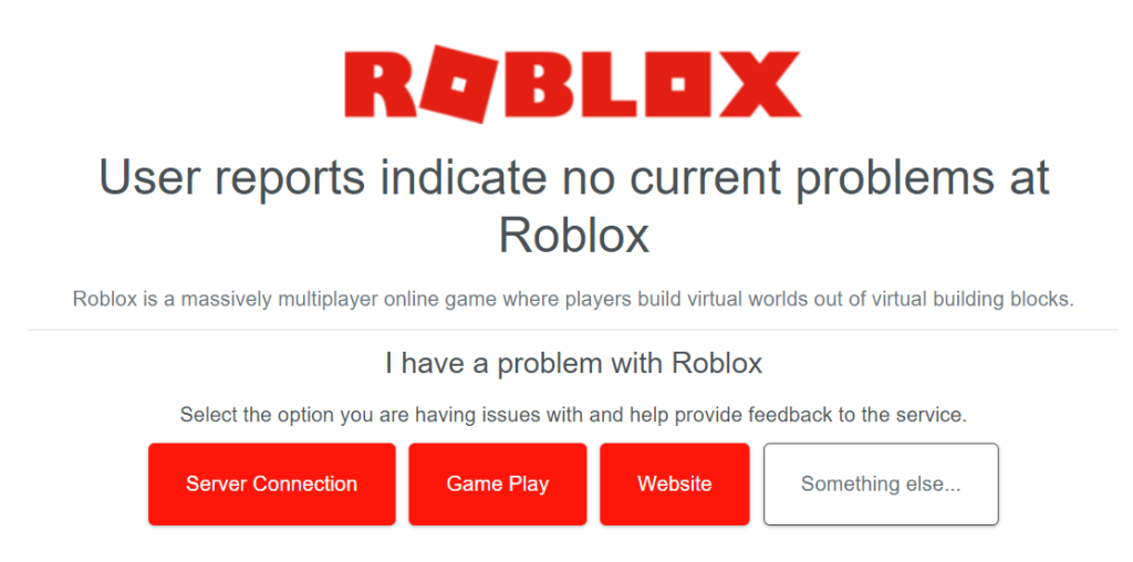 ROBLOX Server Status