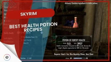 health potion recipe in skyrim