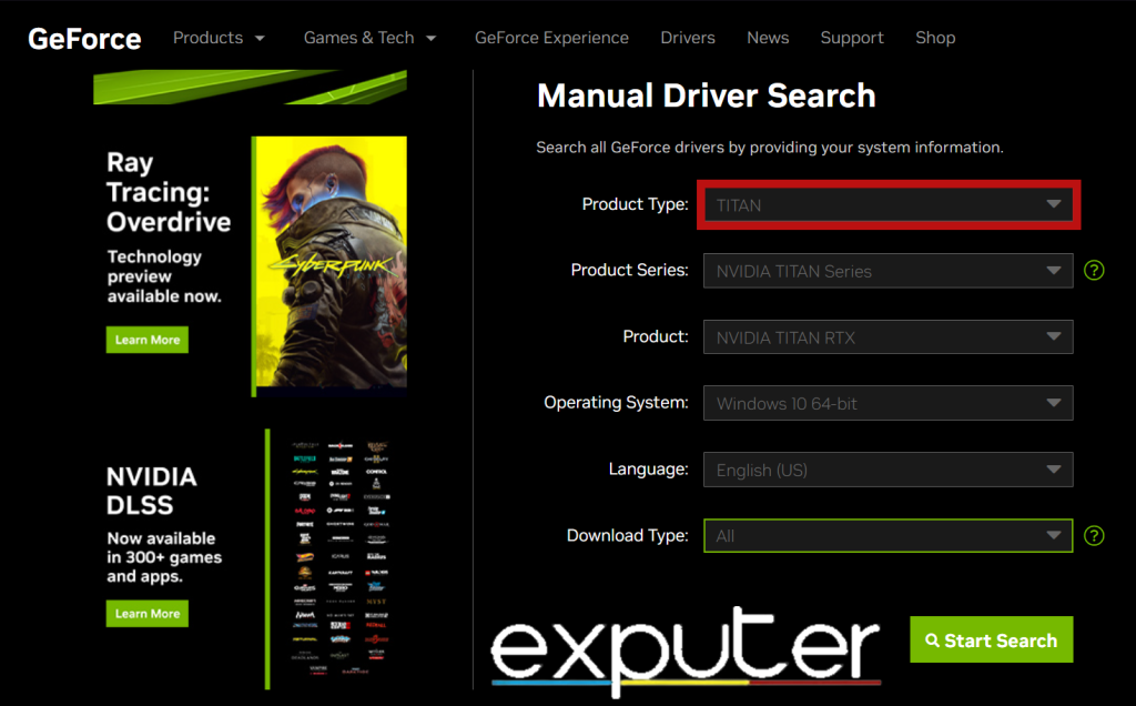 Selecting Product Type. (image by eXputer)