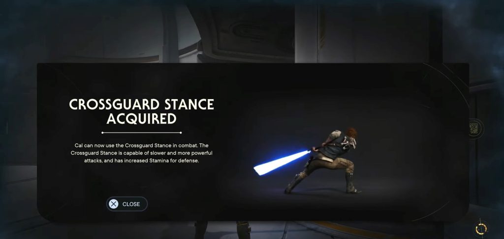 Star Wars Jedi Survivor Crossguard Acquire Crossguard Stance 