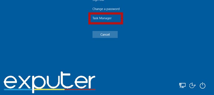 Opening Task Manager. (image by eXputer)