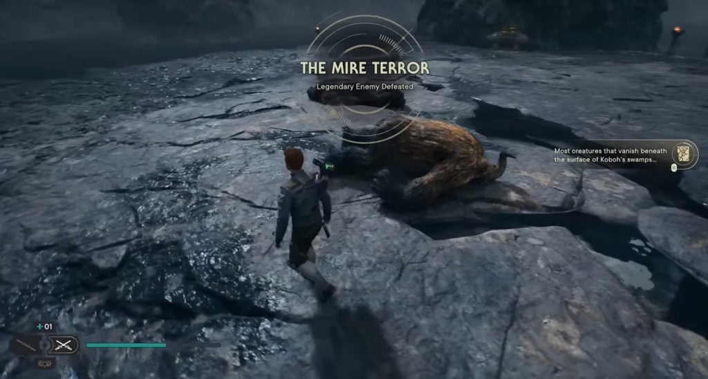 The Mire Terror Defeated