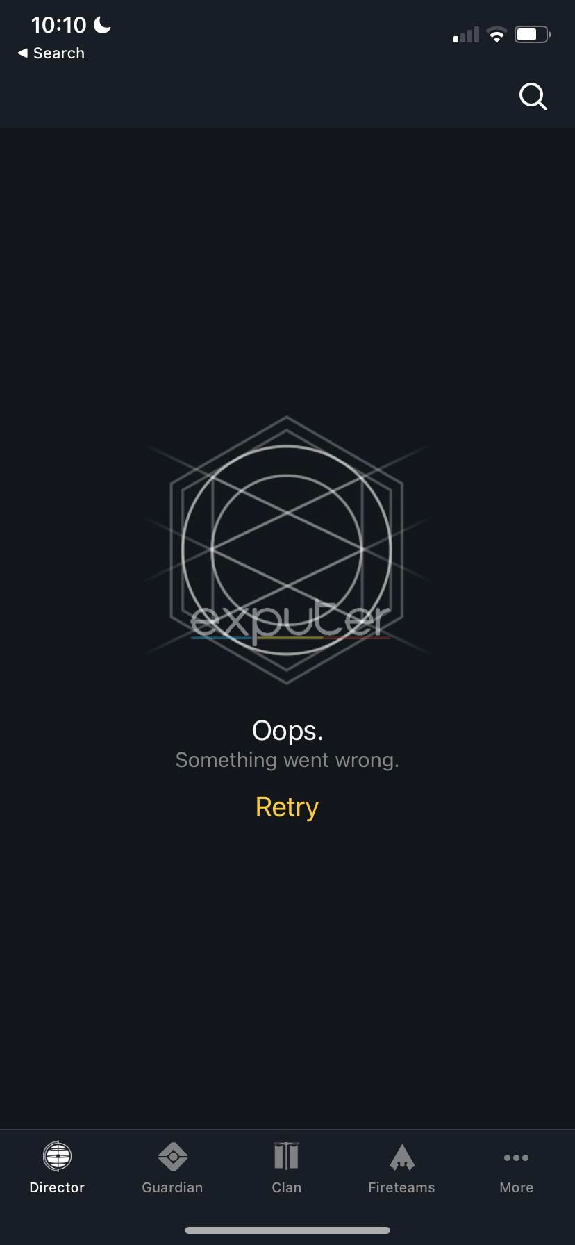 Destiny 2 App Not Working Error