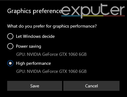 Force an application to use dedicated GPU