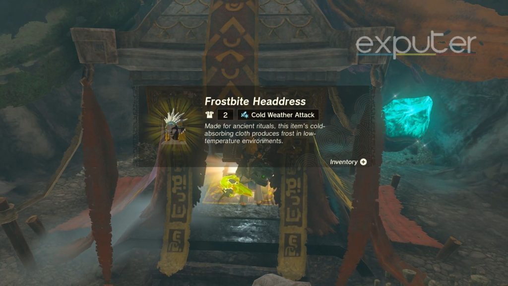 Frostbite Headdress frostbite armor totk