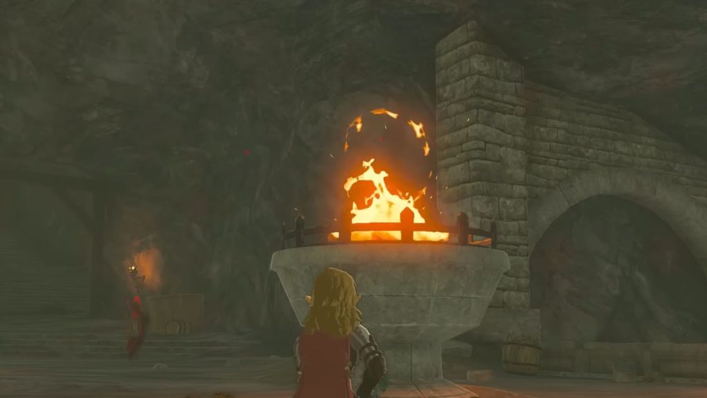 GiantTorch For The Hylian Shield In Tears Of The Kingdom