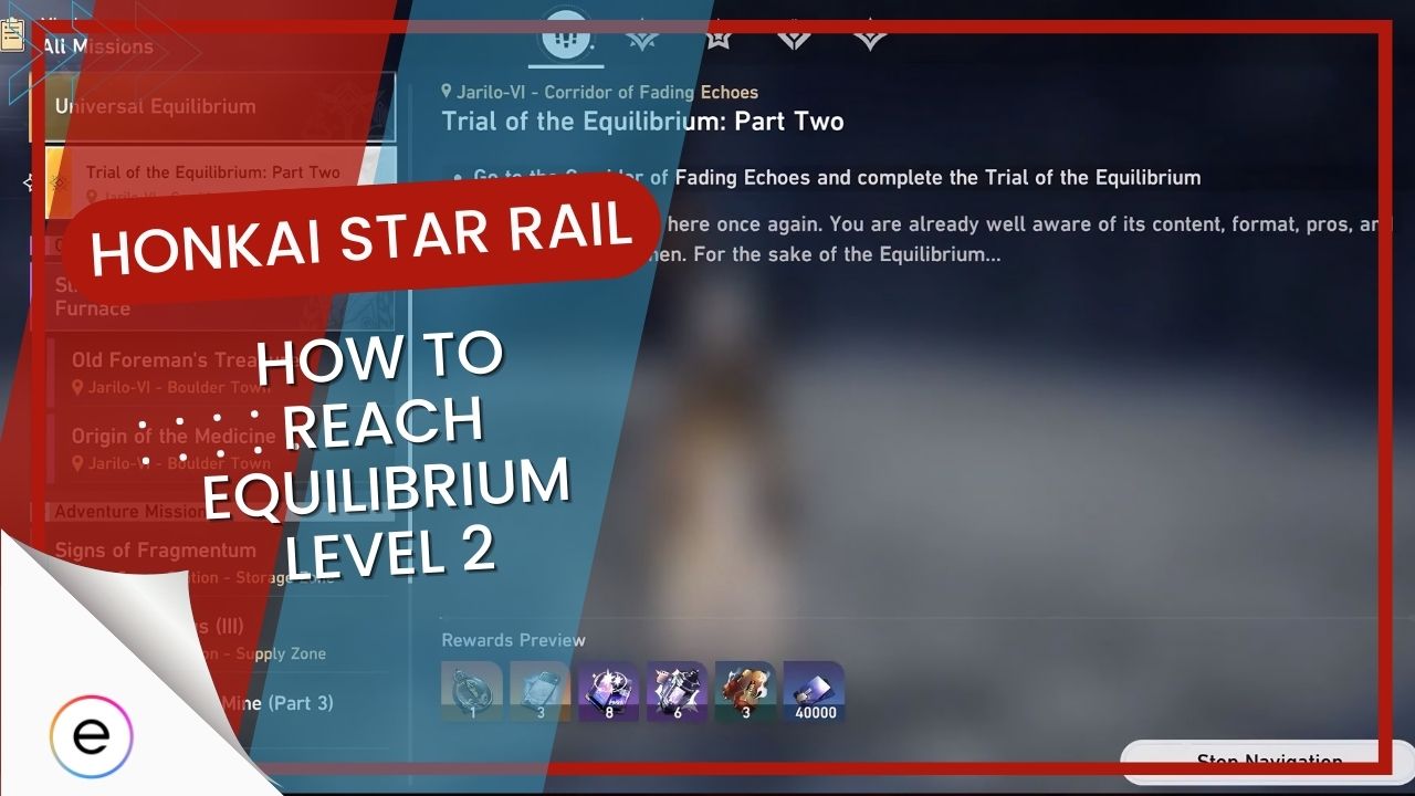 Honkai Star Rail How To Reach Equilibrium Level 2 featured image