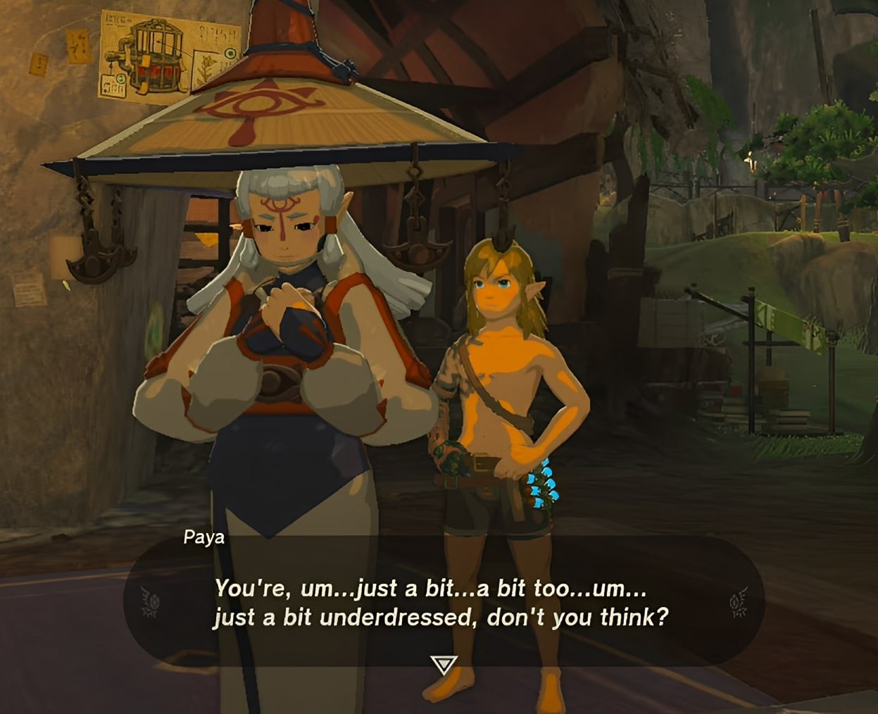 Paya Interacts With Naked Link