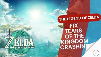 Fix Legend of Zelda: Tears of the kingdom crashing
