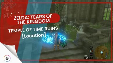 Location of Temple of Time Ruins