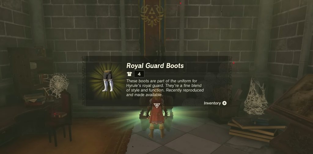 Tears of the Kingdom Royal Guard Armor The Royal Guard Boots 