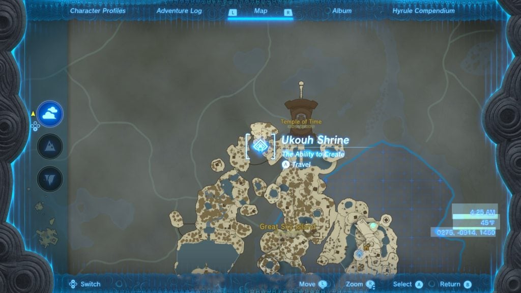 The Ukouh Shrine Map