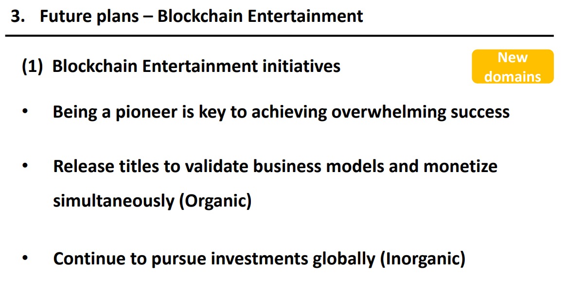 Square Enix lists some of its future plans for the blockchain technology.
